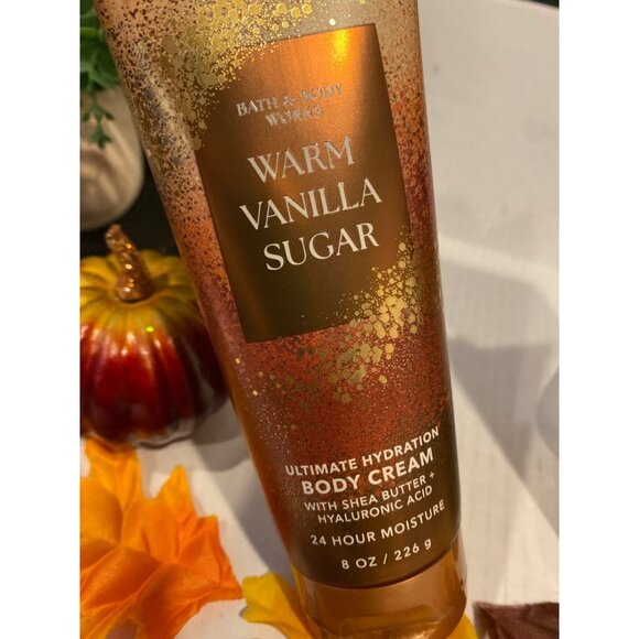 Bath & Body Works “Warm Vanilla Sugar” New 3 Pc Body Care Set - Picture 2 of 11